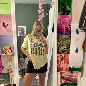 target shirt, got it to be oversized. worn maybe twice